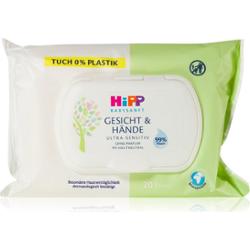 Hipp Babysanft Face & Hands nawilżane chusteczki oczyszczające dla dzieci od urodzenia 20 szt.