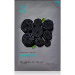 Holika Holika Pure Essence Charcoal oczyszczaja maska w płacie z węglem aktywnym 23 ml