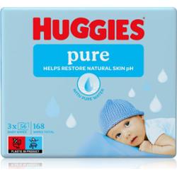 Huggies Pure chusteczki oczyszczające 3x56 szt.