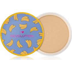 I Heart Revolution Baking Powder transparentny puder odcień Banana 22 g