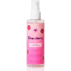 I Heart Revolution Strawberry Glow Fixing Spray rozświetlający spray utrwalający odcień Strawberry 100 ml