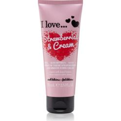 I Love Strawberries & Cream krem do rąk 75 ml