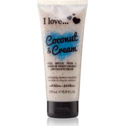 I Love Coconut & Cream peeling pod prysznic 200 ml