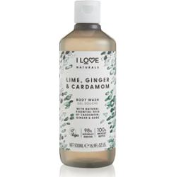 I Love Naturals Lime, Ginger & Cardamom żel pod prysznic 500 ml