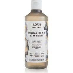 I Love Naturals Tonka Bean & Myrrh żel pod prysznic 500 ml