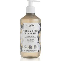 I Love Naturals Tonka Bean & Myrrh mydło w płynie do rąk 500 ml