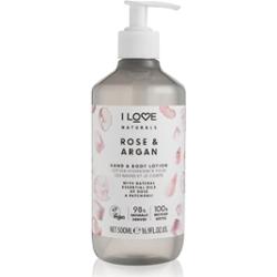 I Love Naturals Rose & Argan mleczko do ciała 500 ml