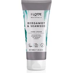 I Love Naturals Bergamot & Seaweed naturalny krem do rąk 100 ml
