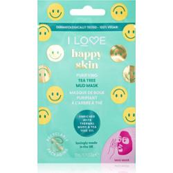 I Love Happy Skin maseczka z glinki z olejkiem z drzewa herbacianego 10 ml