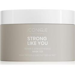 ICONIQUE Professional STRONG LIKE YOU Repair & Strengthening maseczka regenerująca do włosów zniszczonych 200 ml