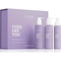 ICONIQUE Professional COOL LIKE YOU Perfect Blonde & Silver Violet Set zestaw neutralizująca żółtawe odcienie