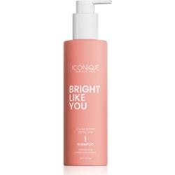 ICONIQUE Professional BRIGHT LIKE YOU Colour & Shine Protection Shampoo szampon odbudowujący włosy do włosów farbowanych 250 ml