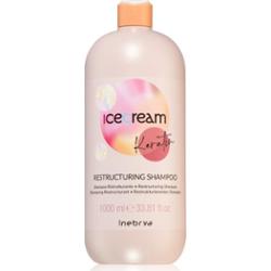 Inebrya Ice Cream Keratin Restructuring - szampon do włosów suchych i puszących się, 1000ml