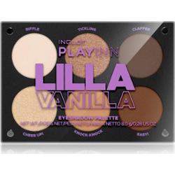 Inglot PlayInn Eyeshadow Palette paleta cieni do powiek odcień Lilla Vanilla 8 g