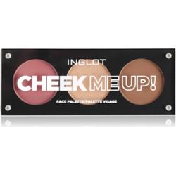 Inglot Face Palette rozświetlacz, bronzer i róż odcień Cheek Me Up! 7 g