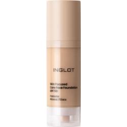 Inglot PIELĘGNACYJNY PODKŁAD DO TWARZY SKIN FOCUSED SPF 50 INGLOT 308 MEDIUM OLIVE Podkłady 30 ml 305 - PEACHY BEIGE