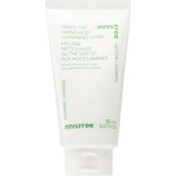 innisfree Green Tea Amino Acid Cleansing Foam delikatna pianka oczyszczająca o działaniu nawilżającym 150 ml