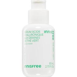 innisfree Green Tea Seed Hyaluronic Serum serum kojące do twarzy do rozjaśnienia i nawilżenia 80 ml