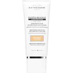 Institut Esthederm Photo Reverse Protective Anti-Dark Spots Tinted Face Care ochronny krem tonujący przeciw przebarwieniom z wysoką ochroną UV odcień