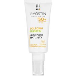 Iwostin Solecrin fluid matujący do skóry tłustej ze skłonnością do trądziku SPF 50+ 40 ml
