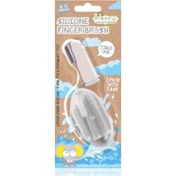 Jack N’ Jill Silicone szczoteczka do zębów na palec soft 6 - 18 miesięcy 2 szt.