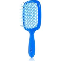 Janeke Superbrush duża płaska szczotka do włosów 20,3 x 8,5 x 3,1 cm niebieska i jasnoniebieska