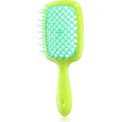 Janeke Superbrush Duża Płaska Szczotka Do Włosów 20,3 x 8,5 x 3,1 cm Jabłkowo-Zielona