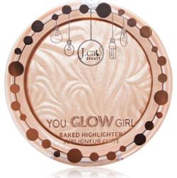 J.Cat Beauty You Glow Girl rozświetlacz wypiekany odcień 111 Seaside Frost 8.5 g