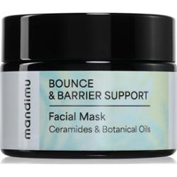 Jemy zdrowo Mandimu Bounce & Barrier Support Facial Mask intensywna maska nawilżająca z kwasem hialuronowym 50 ml