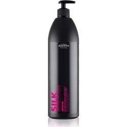 Joanna Professional Silk szampon pielęgnujący do włosów suchych, zniszczonych i po zabiegach chemicznych 1000 ml