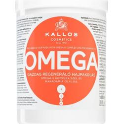 Kallos KJMN Professional Omega odżywcza maska do włosów z kompleksem omega-6 i olejkiem makadamia 1000 ml