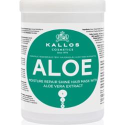 Kallos Aloe Moisture Repair Shine Hair Mask odżywcza maska dla połysku i miękkości włosów 1000 ml
