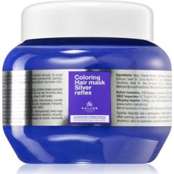Kallos Silver Reflex Hair Mask maska neutralizująca do włosów siwych i platynowego blondu 275 ml