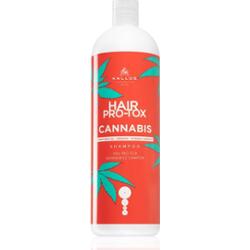 Kallos Hair Pro-Tox Cannabis szampon regenerujący z olejkiem konopnym 1000 ml