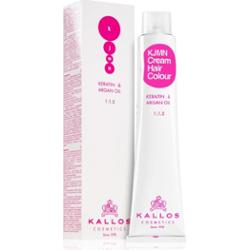 Kallos KJMN Professional Cream Hair Colour Keratin & Argan Oil farba do włosów z keratyną i olejkiem arganowym odcień Light Brown 5.0 100 ml