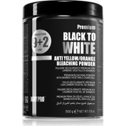 Kaypro Black To White Anti Yellow/Orange Bleaching Powder puder rozświetlający do włosów do profesjonalnego użytku 500 g