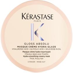 Kérastase Gloss Absolu Masque Créme Hydra-Glaze maska do włosów do włosów nieposłusznych i puszących się 75 ml