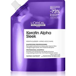 L’Oréal Professionnel Serie Expert Keratin Alpha Sleek szampon dla gładkiego wyglądu włosów Refill 500 ml