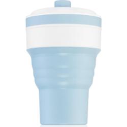 KidPro Collapsible Mug kubek ze słomką Blue 350 ml