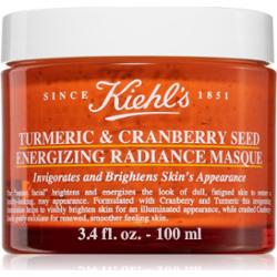 Kiehl's Turmeric & Cranberry Seed Energizing Radiance Mask rozjaśniająca maseczka do twarzy do wszystkich rodzajów skóry, też wrażliwej 100 ml