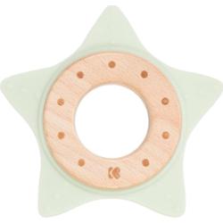 Kikkaboo Silicone and Wood Teether Star gryzak Mint 1 szt.