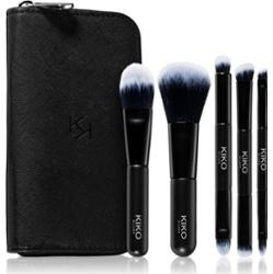KIKO Milano Travel Brush Set zestaw pędzli z etui
