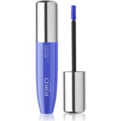 KIKO Milano Maxi Mod Colour Mascara długotrwały tusz pogrubiający rzęsy odcień 01 Electric Blue 12 ml