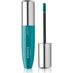 KIKO Milano Maxi Mod Colour Mascara długotrwały tusz pogrubiający rzęsy odcień 04 Metallic Green 12 ml