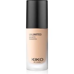KIKO Milano Unlimited 24H Matte długotrwały podkład matujący z kwasem hialuronowym odcień 2 WG Warm Gold 30 ml