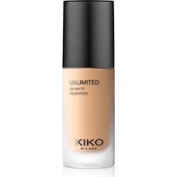 KIKO Milano Unlimited 24H Matte długotrwały podkład matujący z kwasem hialuronowym odcień 4 WG Warm Gold 30 ml