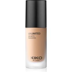 KIKO Milano Unlimited 24H Matte długotrwały podkład matujący z kwasem hialuronowym odcień 6 NG Neutral Gold 30 ml
