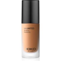 KIKO Milano Unlimited 24H Matte długotrwały podkład matujący z kwasem hialuronowym odcień 8 WR Warm Rose 30 ml