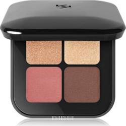 KIKO Milano Bright Quartet paleta cieni do powiek odcień 02 Rosy Mauve Variations 3.5 g