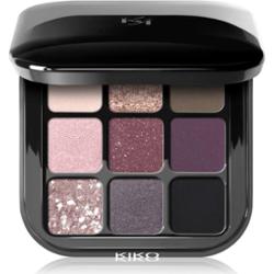 KIKO Milano Glamour Multi Finish paleta cieni do powiek odcień 04 Mauve Selection 2.5 g